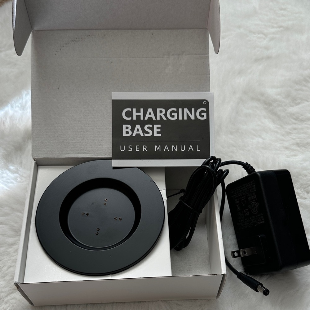 Black Charging Base with Adapter for coffee/tea